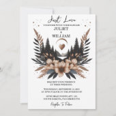 Mit Lässigem Herzen nichts Extravagant nur Liebe H Einladung (Vorderseite)