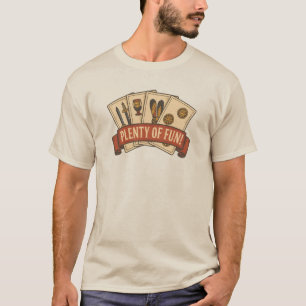 Mit Leidenschaft spielen – Vintage Briscola Karten T-Shirt