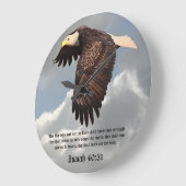 MIT LEITUNGEN ALS EGELN GROßE WANDUHR (Winkel)