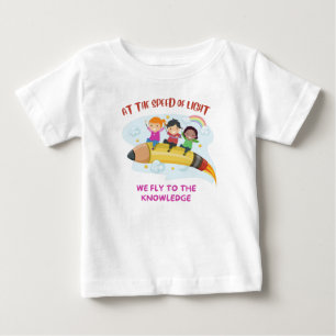 Mit Lichtgeschwindigkeit Baby T-shirt