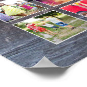 Mit Liebe 32 Foto Collage segne diese Familie Poster (Ecke)