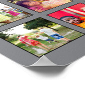 Mit Liebe 32 Foto Collage segne diese Familie Poster (Ecke)