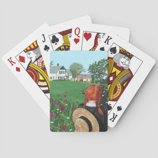 Mit Liebe Anne von Green Gables Cards Spielkarten (Rückseite)