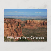 Mit Liebe aus Colorado Postkarte (Vorderseite)