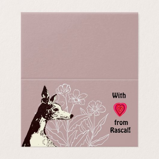 Mit Liebe aus dem Whippet (Außenseite Aufgefaltet)