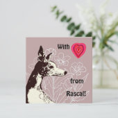 Mit Liebe aus dem Whippet (Stehend Vorderseite)