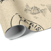 Mit Liebe aus Frankreich Geschenkpapier (Rolleneckpunkt)