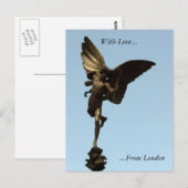 Mit Liebe aus London Postkarte (Vorne/Hinten)
