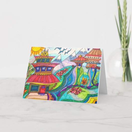 mit Liebe aus Nepal Karte (Vorderseite)