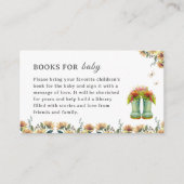 Mit Liebe Baby Shower Book for Baby wachsen Begleitkarte (Vorderseite)