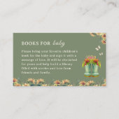 Mit Liebe Baby Shower Book for Baby wachsen Begleitkarte (Vorderseite)