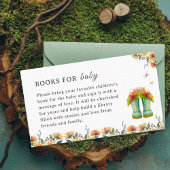 Mit Liebe Baby Shower Book for Baby wachsen Begleitkarte