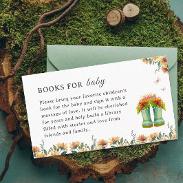 Mit Liebe Baby Shower Book for Baby wachsen Begleitkarte