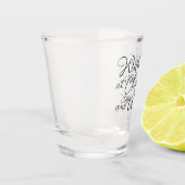 ***MIT LIEBE BEI CHRISTMAS*** SCHNAPSGLAS (Links)