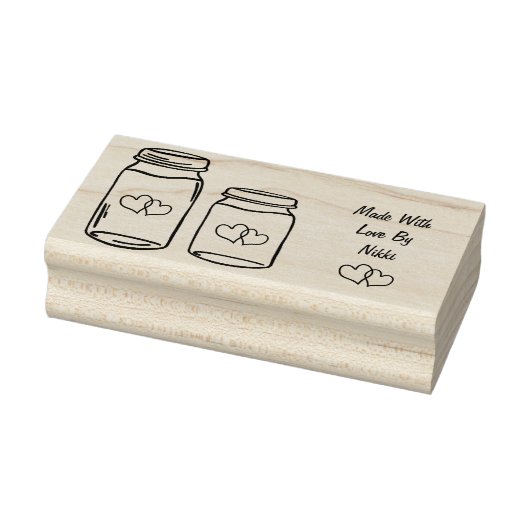 Mit Liebe Briefmarke Gummistempel (Stempel)