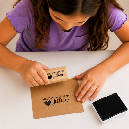 Mit Liebe Briefmarke Gummistempel