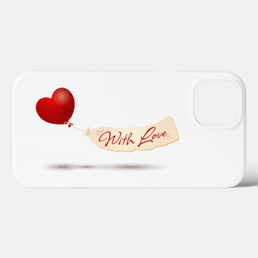 Mit Liebe Case-Mate iPhone Hülle (Rückseite (Horizontal))