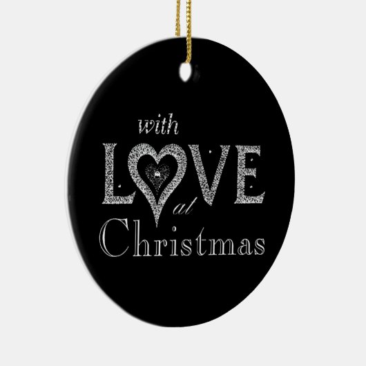 **MIT LIEBE** CHRISTMAS ORNAMENT (Rechts)