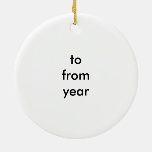 **MIT LIEBE** CHRISTMAS ORNAMENT (Hinten)