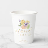 Mit Liebe Cocktail Zitrusfrüchte & Florals infundi Pappbecher (Vorderseite)