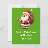 Mit Liebe die Claus-Note-Karte Mitteilungskarte (Vorderseite)
