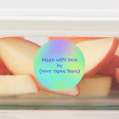 Mit Liebe durch Personalisierte Etiketten hergeste (Befestigt)