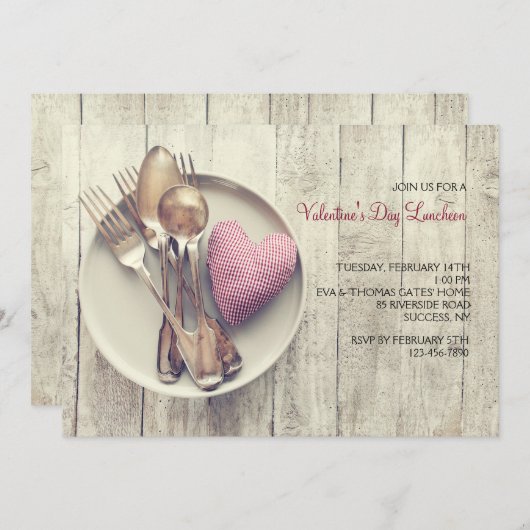 mit Liebe Einladung (Vorne/Hinten)