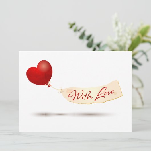 Mit Liebe Einladung (Stehend Vorderseite)