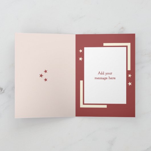 Mit Liebe Enkeltochter Maus rosa Weihnachten (Innenseite)