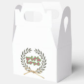 Mit Liebe”- Etikett Geschenkschachtel (Offen)