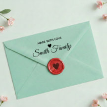 Mit Liebe Familienname Benutzerdefinierte Etikette