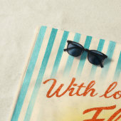 Mit Liebe Florida Papagei Strandhandtuch (Beispiel)
