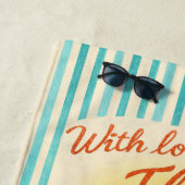 Mit Liebe Florida Papageien Strandhandtuch (Beispiel)