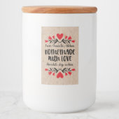 Mit Liebe Food and Beverage Label Set Lebensmitteletikett (Vorderseite)