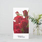 Mit Liebe... Fotokarte (Stehend Vorderseite)