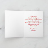 Mit Liebe ~ frohe Weihnachten ~ über den Meilen (Innenseite)