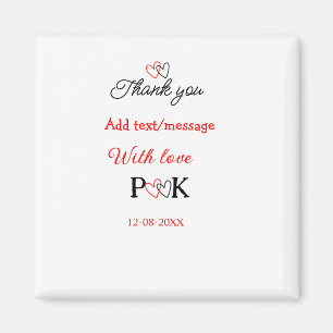 Mit Liebe fügen Sie den Buchstaben des Paarnamens  Magnet