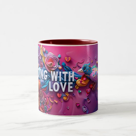 Mit Liebe führen - Schwarze Johannisbeere Tasse (Mittel)