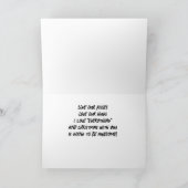 MIT **LIEBE** FÜR SIE BEI CHRISTMAS KARTE (Innenseite)