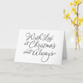 MIT **LIEBE** FÜR SIE BEI CHRISTMAS KARTE (Gelbe Blume)