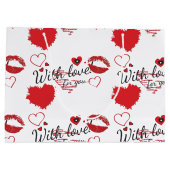 Mit Liebe für Sie, Valentinstag Große Geschenktüte (Rückseite)