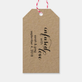 Mit Liebe-Gastgeschenk Hochzeit-Tags für Olivenöl  Geschenkanhänger