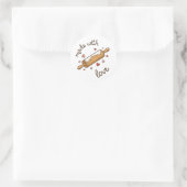 Mit Liebe Gebäck Etikett Aufkleber | Selbstgemacht (Tasche)