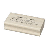 Mit Liebe Gebacken Gummistempel (Stempel)