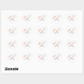 Mit Liebe gebackene Aufkleber Backlabel (Blatt)
