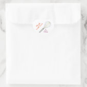 Mit Liebe gebackene Aufkleber Backlabel (Tasche)