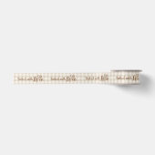 Mit Liebe Gebackenes Neutrales Gingham Schrift Her Satinband (Vorderseite)