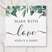 Mit Liebe gefertigtes Tag, handgefertigtes Geschen Geschenkanhänger (Vorderseite)