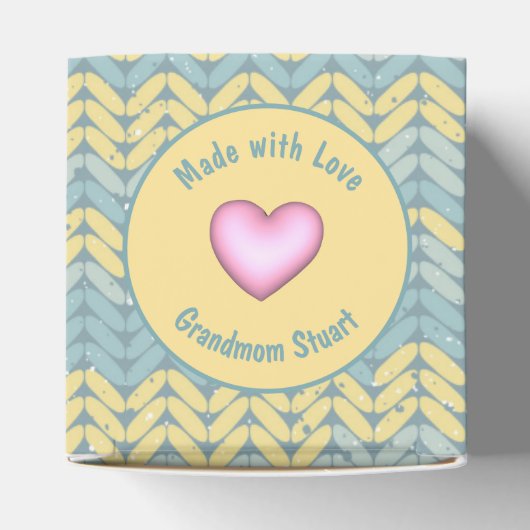 Mit Liebe gegossener Crochet-Garn Geschenkschachtel (Oben)