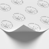 Mit Liebe gemacht Geschenkpapier (Ecke)